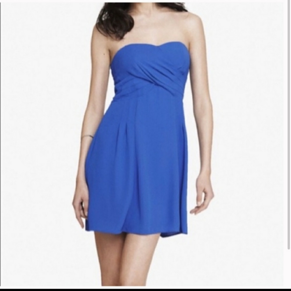 Express strapless dress